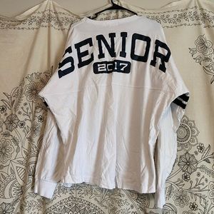 Senior 2017 long Sleeve fleece top